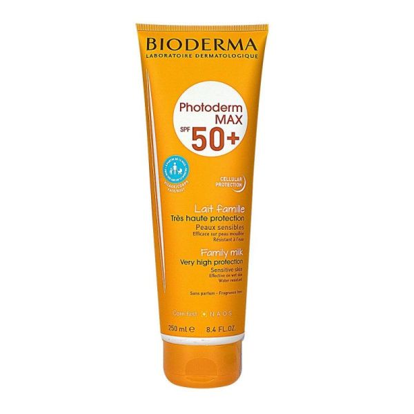 Photoderm Max Lait Solaire Famille Très Haute Protection SPF50+ 250mL