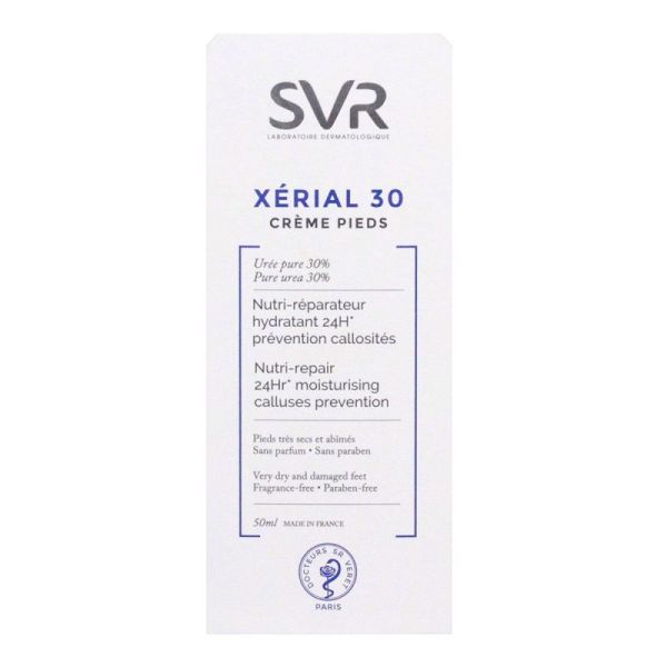 Xerial 30 Crème Pieds Nutri-Réparateur 50mL