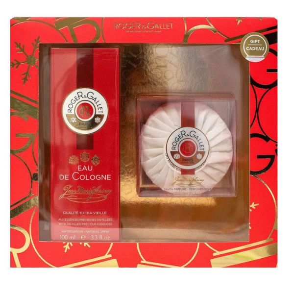 Coffret Jean-Marie Farina Cologne 100mL et Savon 100g offert