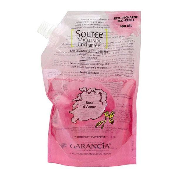 Source Micellaire Enchantée Eau Démaquillante Rose d'Antan Recharge 400mL