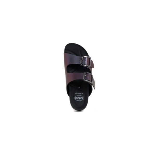 Mules VALLY • Noir Irisé • Semelles Foamstep