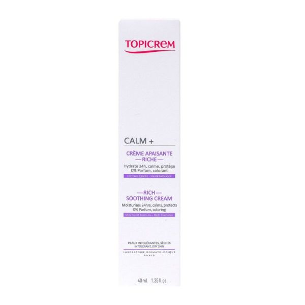 Calm+ Crème Apaisante Riche 40mL