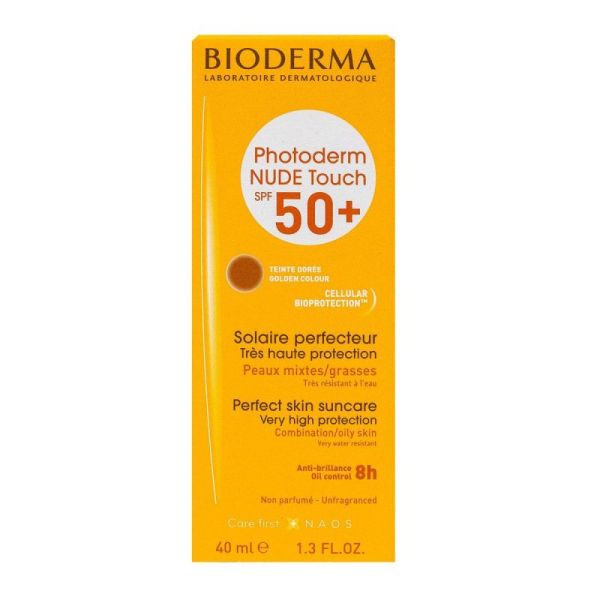 Photoderm Nude Touch Solaire Protecteur (Dorée) SPF50+ 40mL