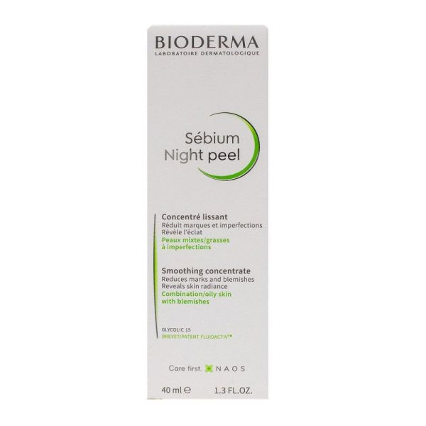 Sebium Night Peel Concentré Lissant 40mL