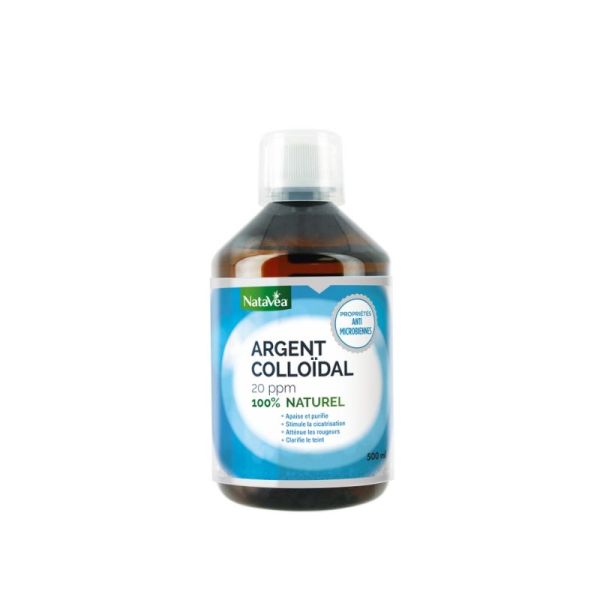 Argent Colloïdal • 20ppm • 500 ml