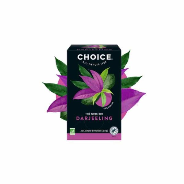 Thé noir Bio • Darjeeling • 20 sachets