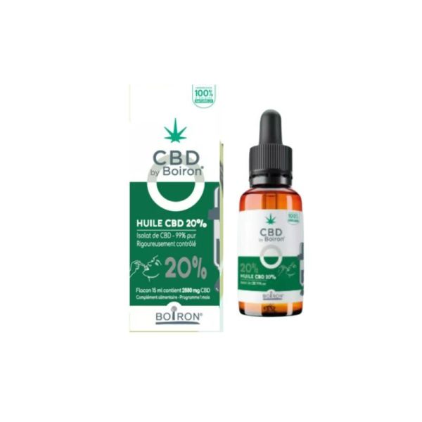 CBD by Boiron • Huile CBD 20% • 15 ml • 1 mois