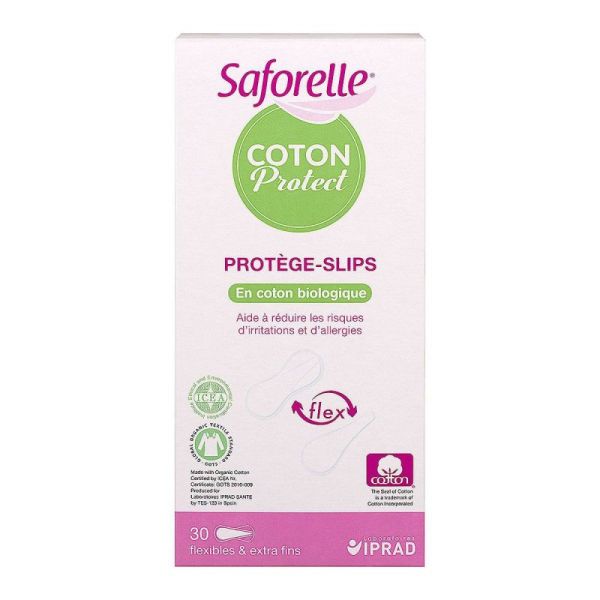 Saforelle Coton Prot Slip Flex