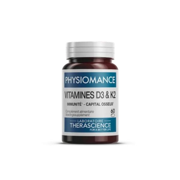 Physiomance • Vitamines D3&K2 • 60 capsules