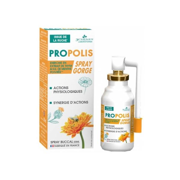 3 Chenes Propolis Buc Spray25Ml