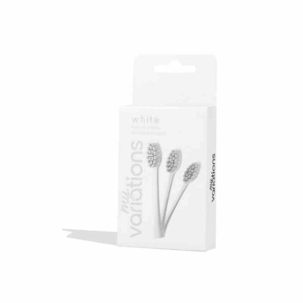 White 3 têtes de brosse souples