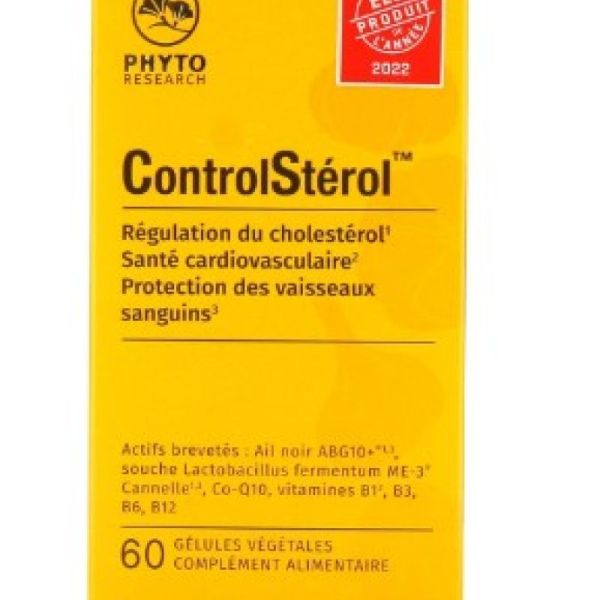 ControlSterol - Régulation du cholestérol - 60 gélules