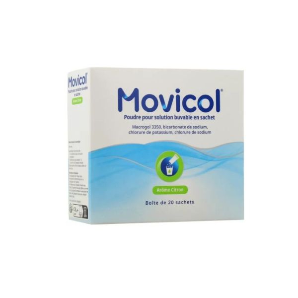 Movicol • Arôme Citron • Poudre Buvable • 20 sachets