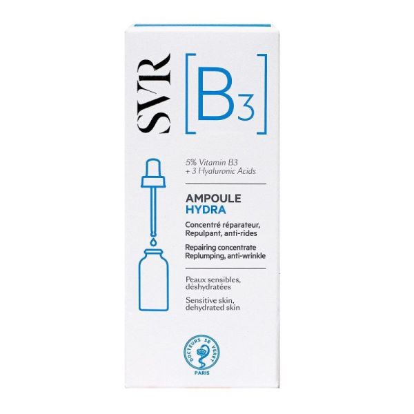 Ampoule Hydra B3 Sérum Concentré Réparateur Repulpant 30mL