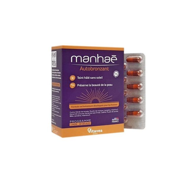 Manhaé Autobronzant • 2 mois • 60 gélules