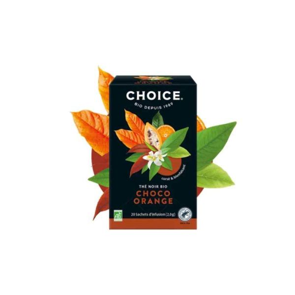 Thé noir Bio • Choco Orange • 20 sachets