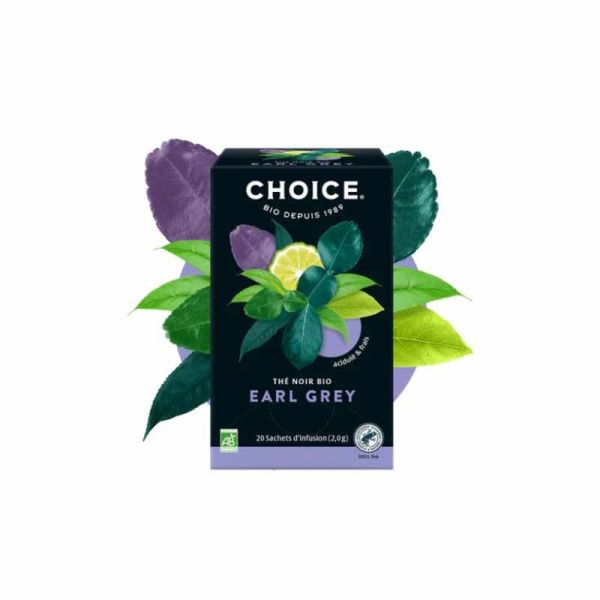 Thé noir Bio • Earl Grey • 20 sachets