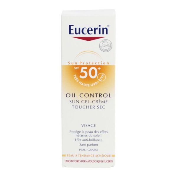 Oil Control Sun Protection Gel-Crème Toucher Sec SPF50+ 50mL