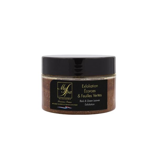 Exfoliation Corps Écorces & Feuilles Vertes 350g