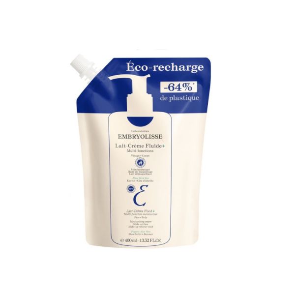 Lait-Crème Fluide+ | Éco-recharge 400ml